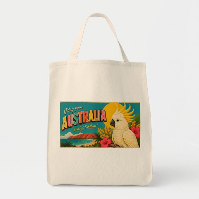 Ayers rock, Australia greetings Tote Bag (Front)