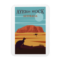 Ayers Rock, Australia Travel Poster