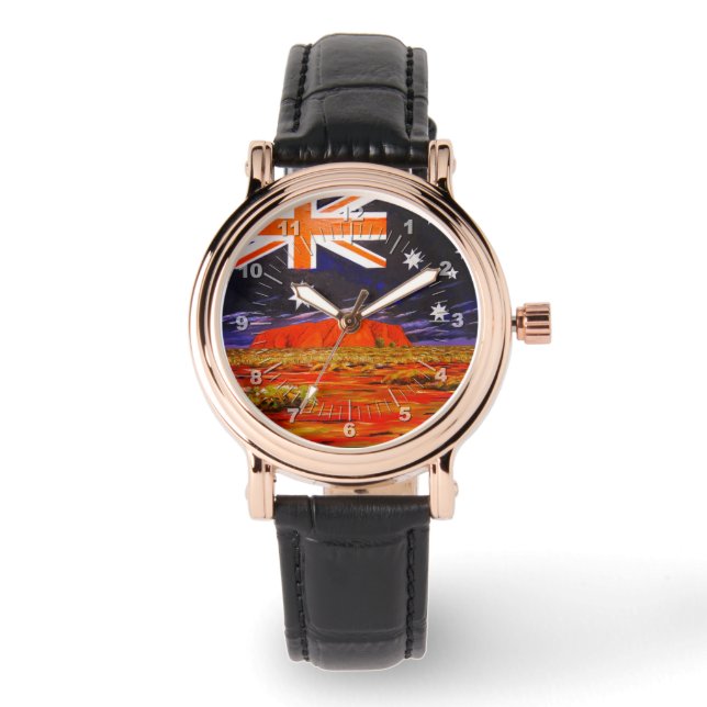 Ayers rock australian flag watch (Front)