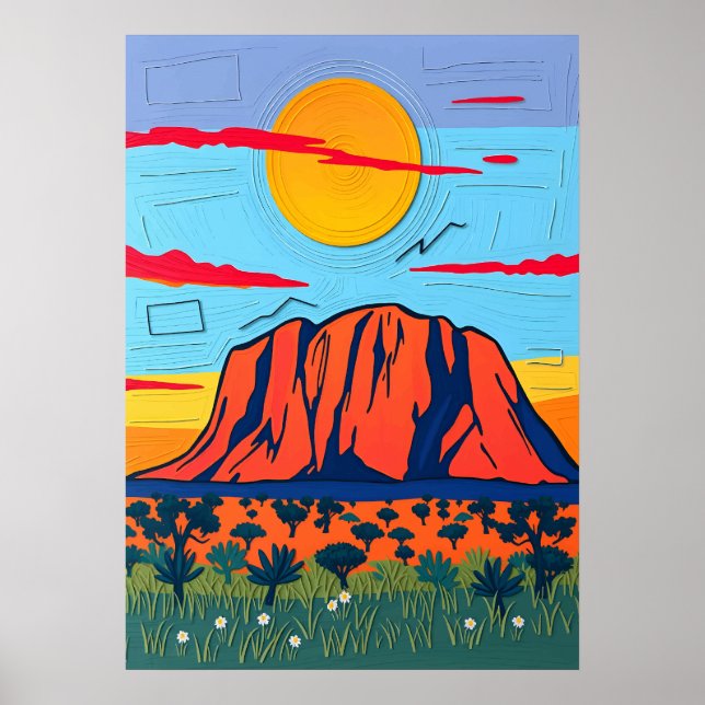 Ayers Rock Poster (Front)