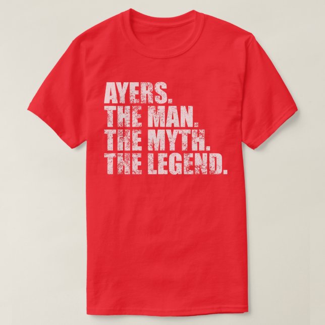 AyersAyers Family name Ayers last Name Ayers Surna T-Shirt (Design Front)