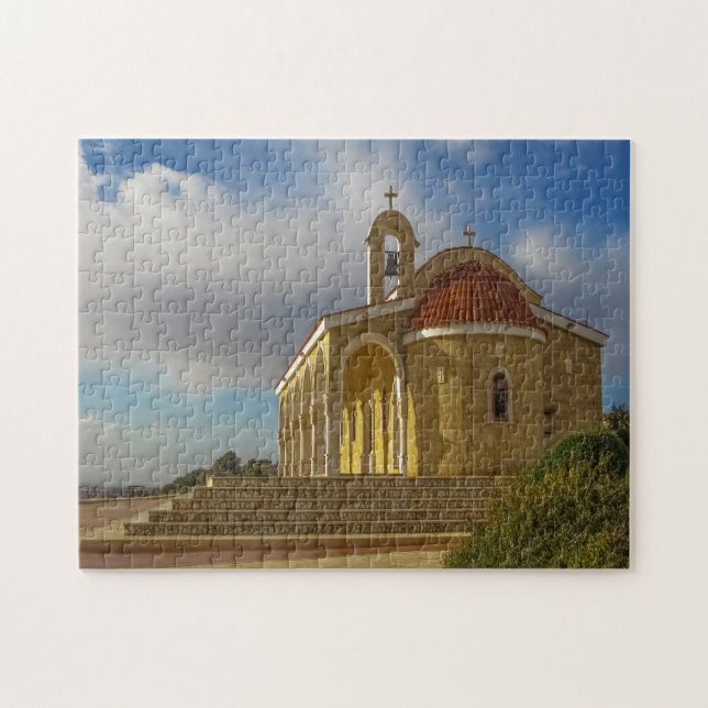 Ayia Napa Ayios Epifanios Church Jigsaw Puzzle (Horizontal)