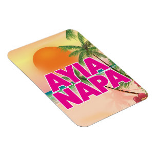 Ayia Napa Holiday poster Magnet