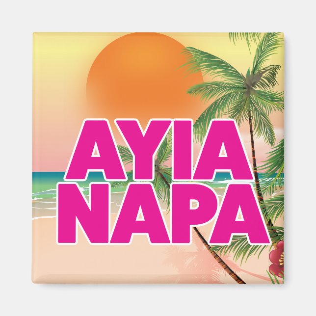 Ayia Napa Holiday poster Magnet (Front)