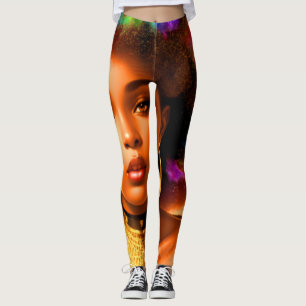 Ayila Tapestry gold Leggings