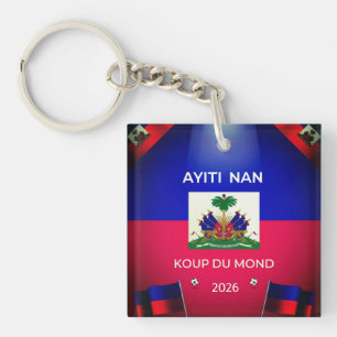 Ayiti Nan Koup Du Mond 2026 Key Ring