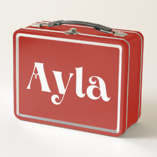 Ayla  metal lunch box