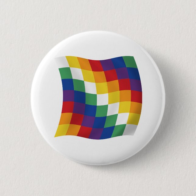 Aymara Flag Button (Front)