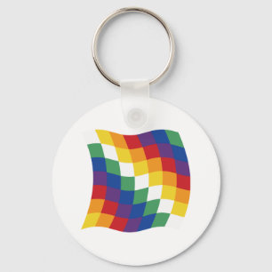 Aymara Flag Keychain