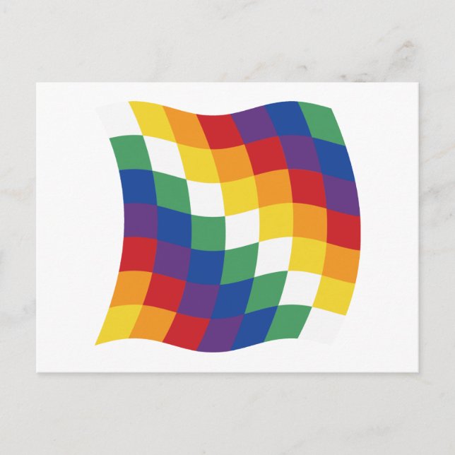 Aymara Flag Postcard (Front)