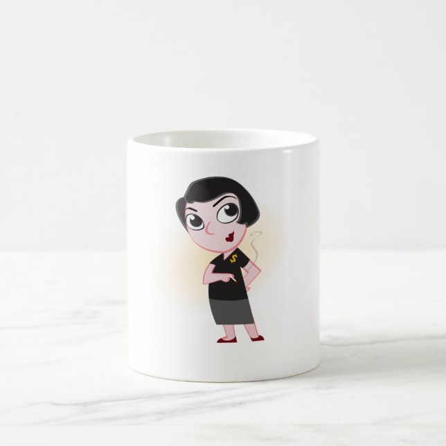 Ayn Rand Cartoon Mug (Center)