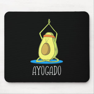 Ayogado Avocado Yoga Lover Mouse Pad