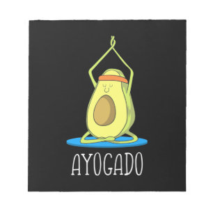 Ayogado Avocado Yoga Lover Notepad