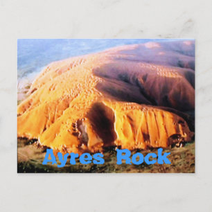 Ayres Rock Uluru Australia postcard