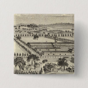 Ayrshire Farm 15 Cm Square Badge