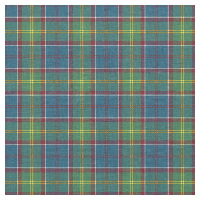 Ayrshire Scotland District Tartan Fabric (Close Up)