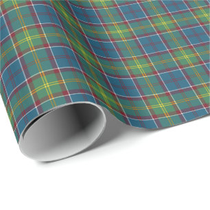 Ayrshire Scotland District Tartan Gift Wrap
