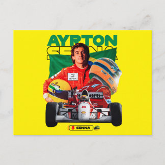 Ayrton Senna Postcard