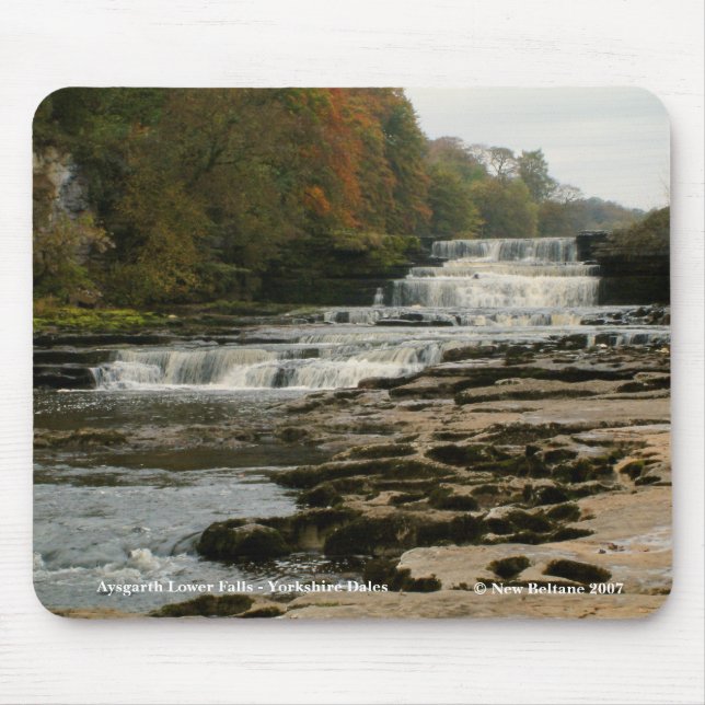 Aysgarth Lower Falls - Yorkshire Dales | Mouse Pad (Front)