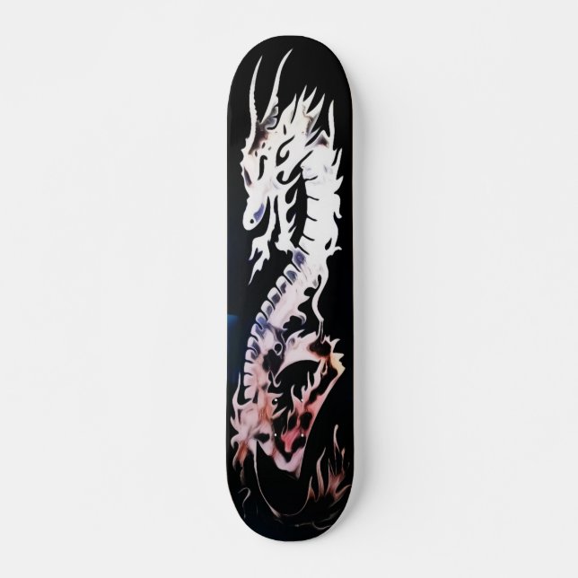 Ayumi Chaos Dragon Metallic Deck Skateboard (Front)
