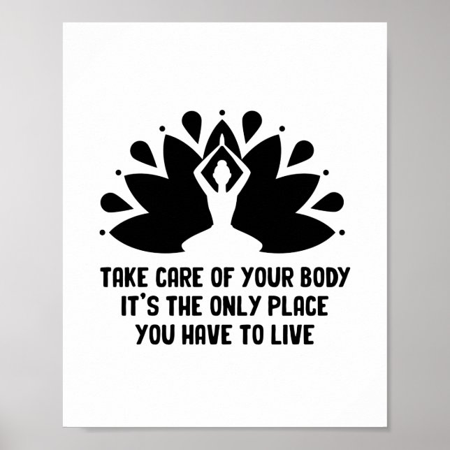 Ayurveda Massage | Meditation Ayurveda Indian Gift Poster (Front)
