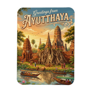 Ayutthaya Historical Park Thailand Magnet