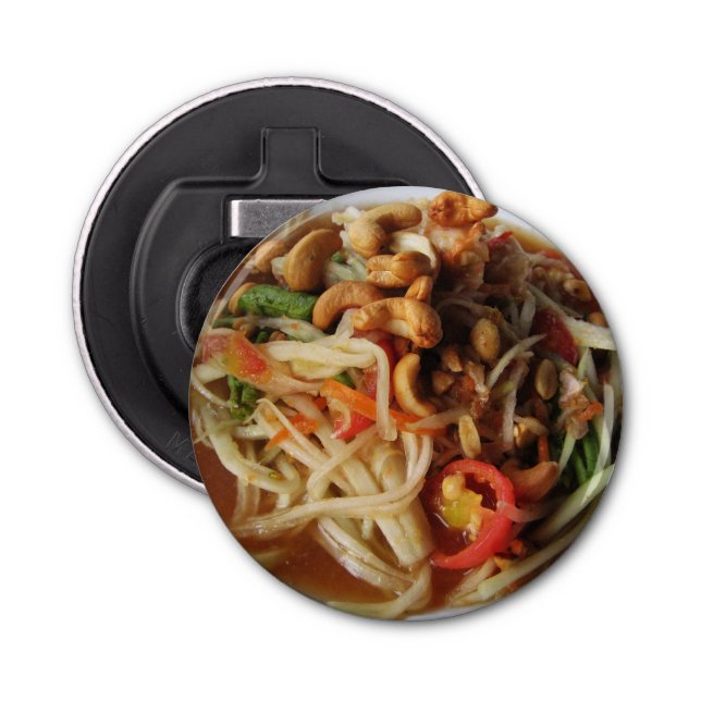 Ayutthaya Spicy Papaya Salad [Som Tam] with Cashew Bottle Opener (Front)