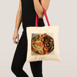 Ayutthaya Spicy Papaya Salad [Som Tam] with Cashew Tote Bag