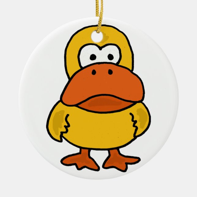 AZ- Angry Duck Ornament (Front)