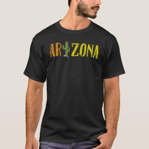 Az Arizona Grand Canyon Cactus State Outdoors Acti T-Shirt