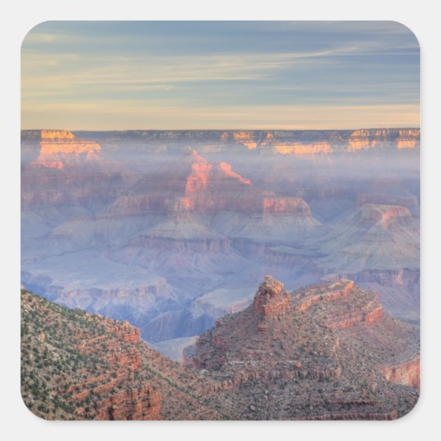 AZ, Arizona, Grand Canyon National Park, South 6 Square Sticker (Front)