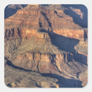 AZ, Arizona, Grand Canyon National Park, South 9 Square Sticker