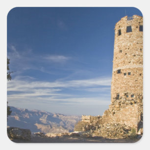 AZ, Arizona, Grand Canyon National Park, South Square Sticker