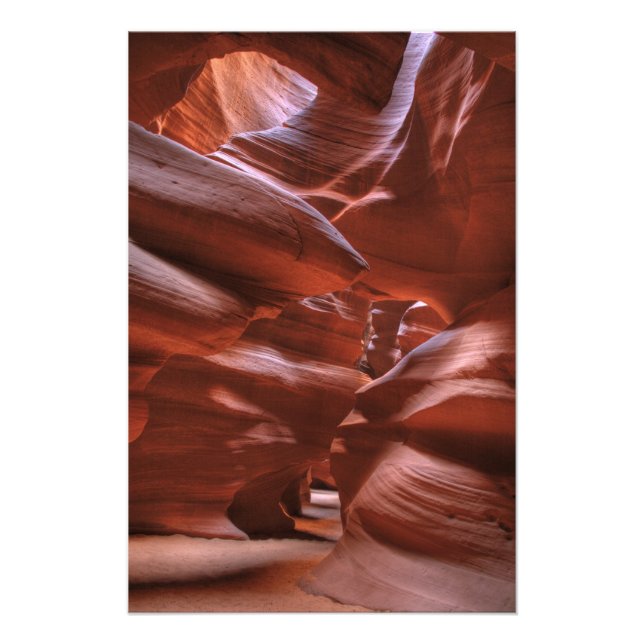 AZ, Arizona, Page, Upper Antelope Canyon Photo Print (Front)