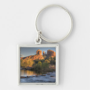 AZ, Arizona, Sedona, Crescent Moon Recreation 3 Key Ring