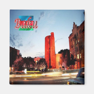 AZ - Azerbaijan - Baku - Maiden tower Magnet