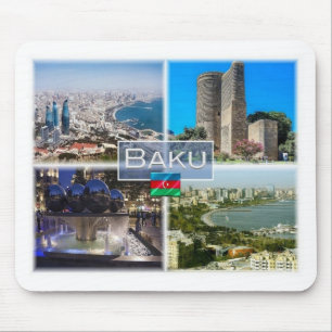 AZ Azerbaijan - Baku - Maiden Tower - Mouse Pad