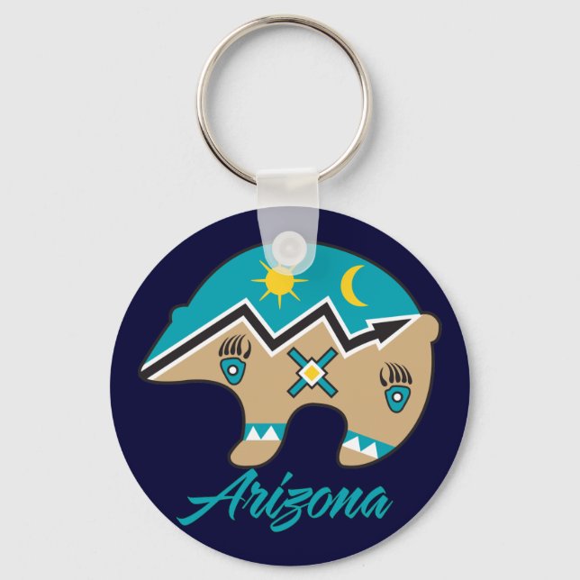 AZ Bear Clan Key Ring (Front)
