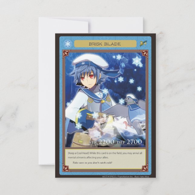AZ card-Brisk Blade (Front)