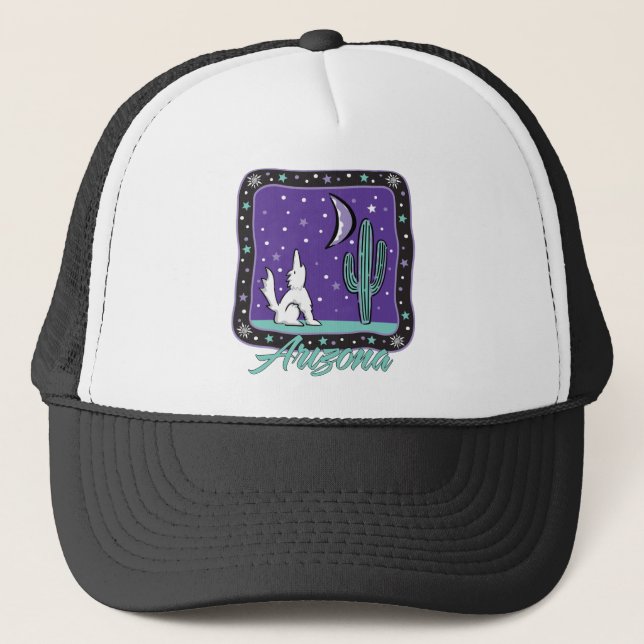 AZ-Coyote Trucker Hat (Front)