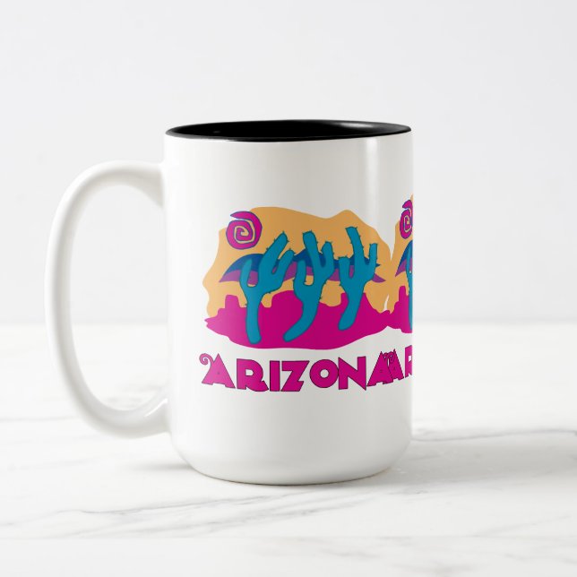 AZ Desert Two-Tone Coffee Mug (Left)