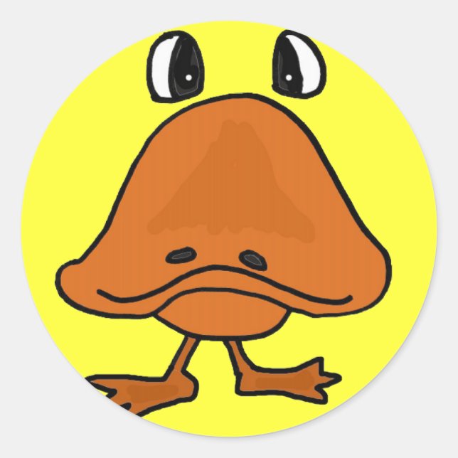 AZ- Duck bill Cartoon Stickers (Front)