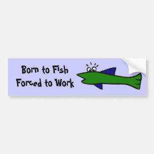 AZ- Funny Fishing Bumper Sticker