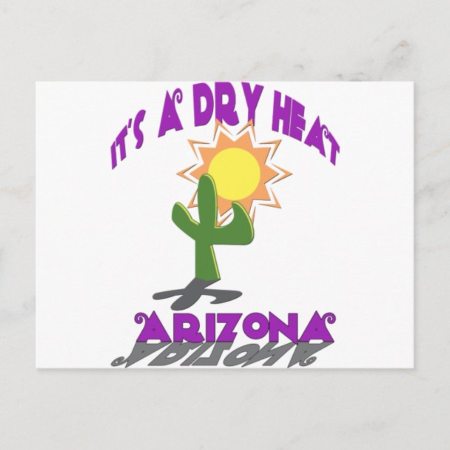 AZ-It's a Dry Heat Postcard (Front)