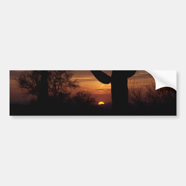 AZ sunset 1 Bumper Sticker (Front)