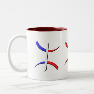 aza berbe Two-Tone coffee mug
