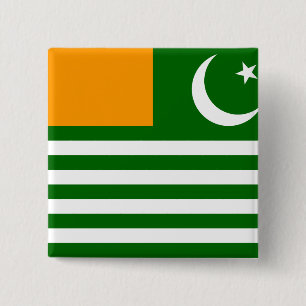 Azad Kashmir, Pakistan 15 Cm Square Badge