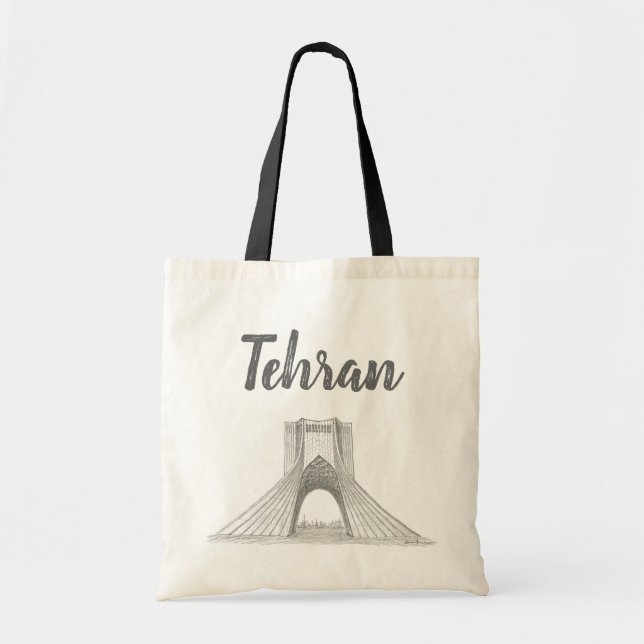 Azadi Tower, Tehran, Iran Tote Bag (Front)