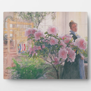 Azalea, 1906 (w/c on paper) plaque