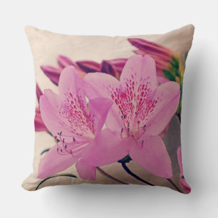 Azalea Blooms Cushion